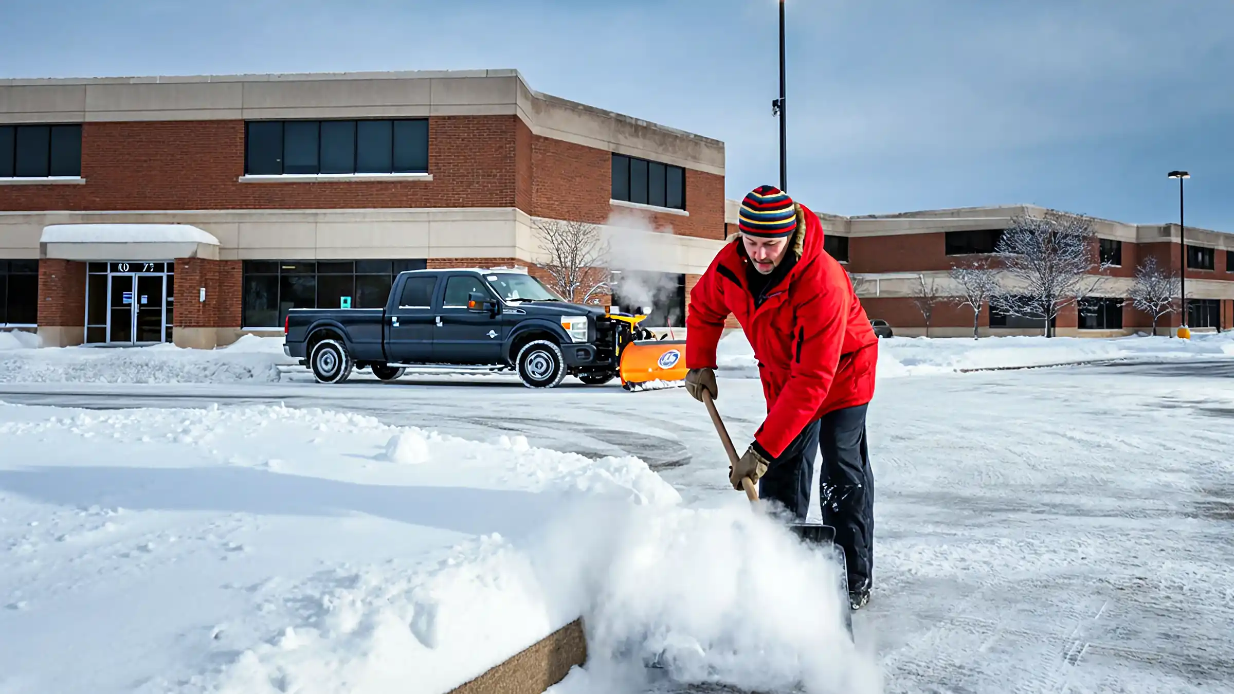 What are the some of the hidden dangers of snow and ice?
