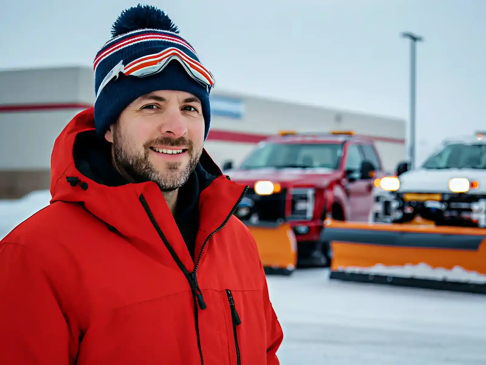 How should commercial property owners prepare for winter?