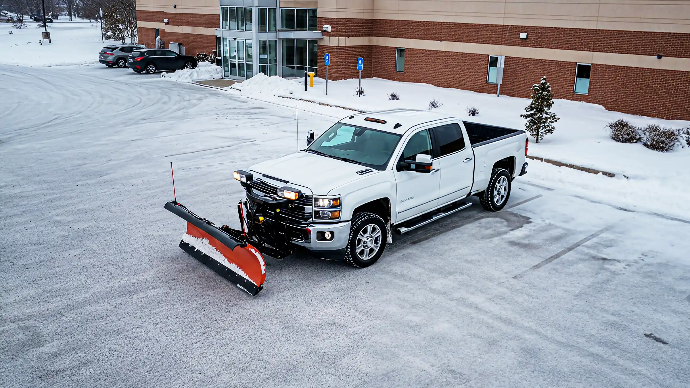 Blackhawk Services, commercial snow removal.