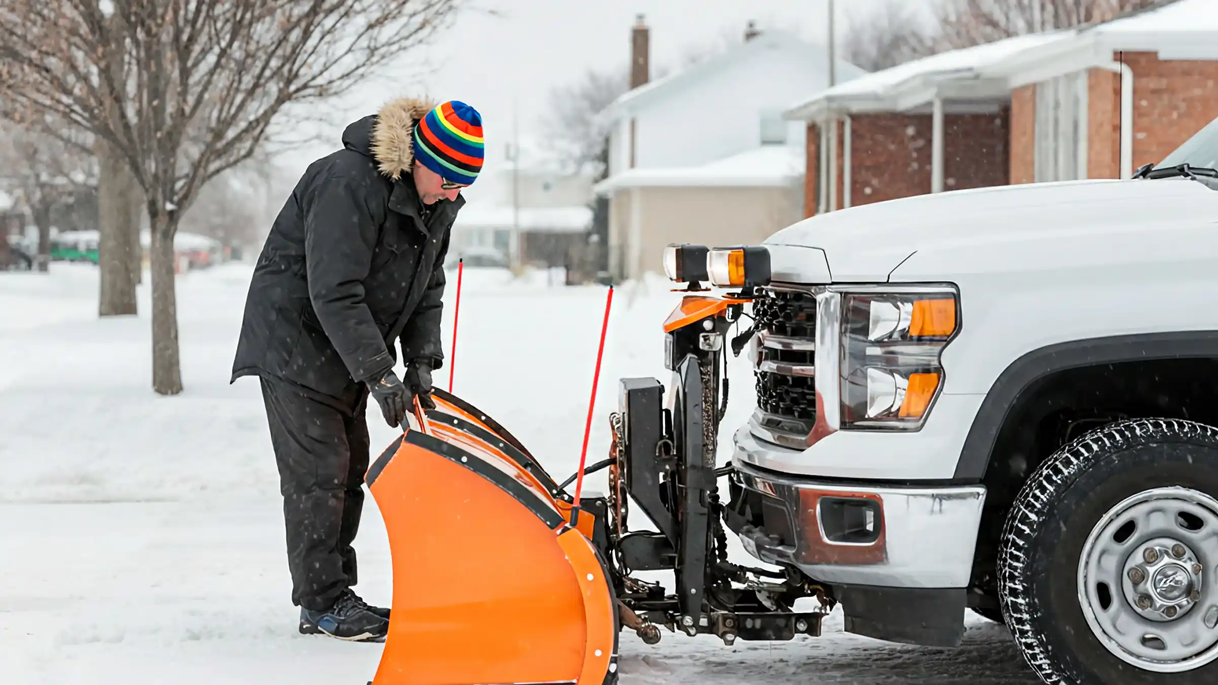 Blackhawk Services, snow and ice removal.