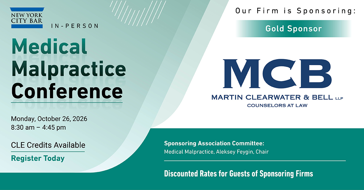 MCB at the Medical Malpractice Conference 2026