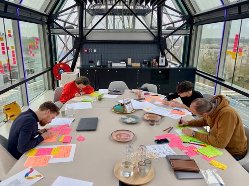 the Design Sprint team at work