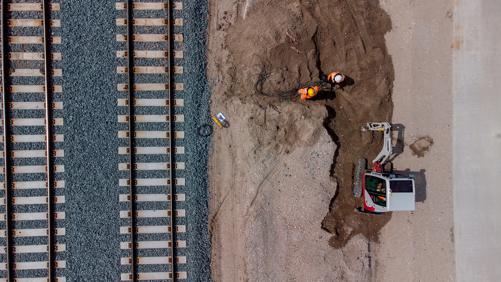 Jij zorgt er, dankzij de ondergrondse railinfra, voor dat alles op rolletjes loopt!