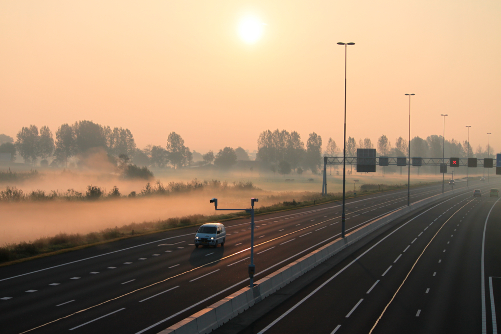 Camera's plaatsen langs de A12