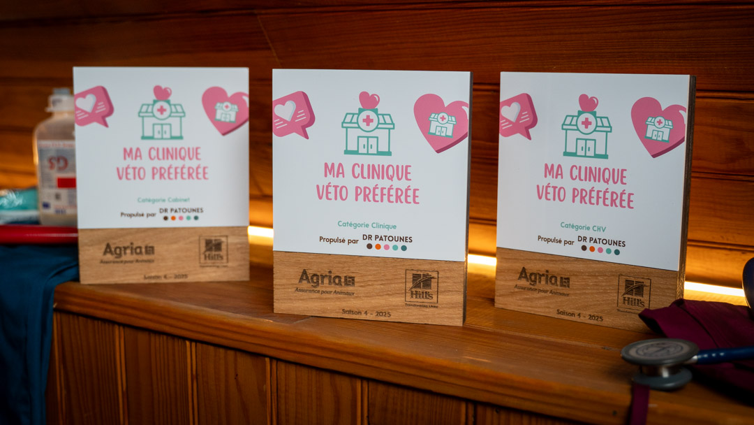 Les Prix 2025 de chaque catégorie : Cabinet, Clinique et CHV qui seront remis à la cérémonie