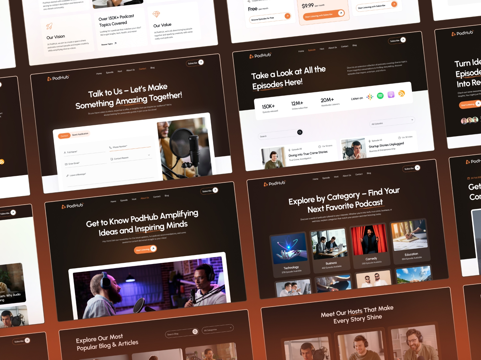 PodHub Framer Template