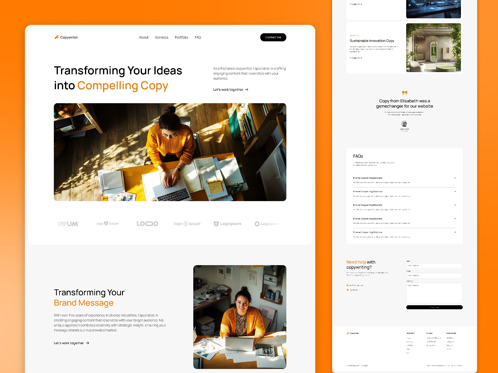 Essence - Free Framer Template