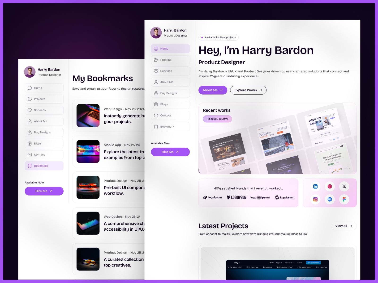 Hyperfolio Framer Template