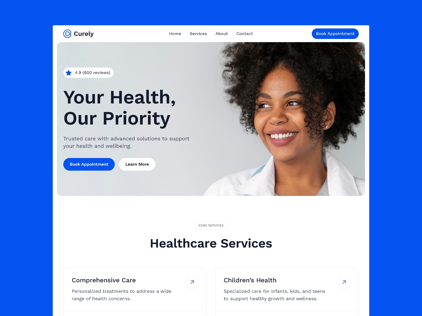 Curly Framer Template