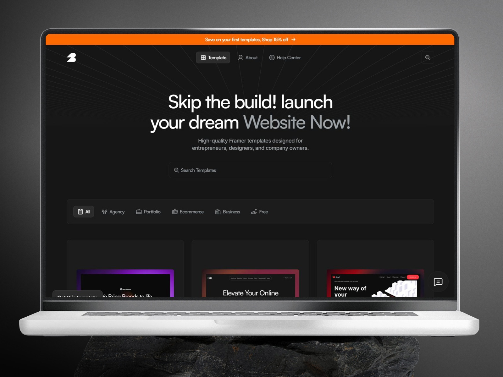 BioStore Framer Template