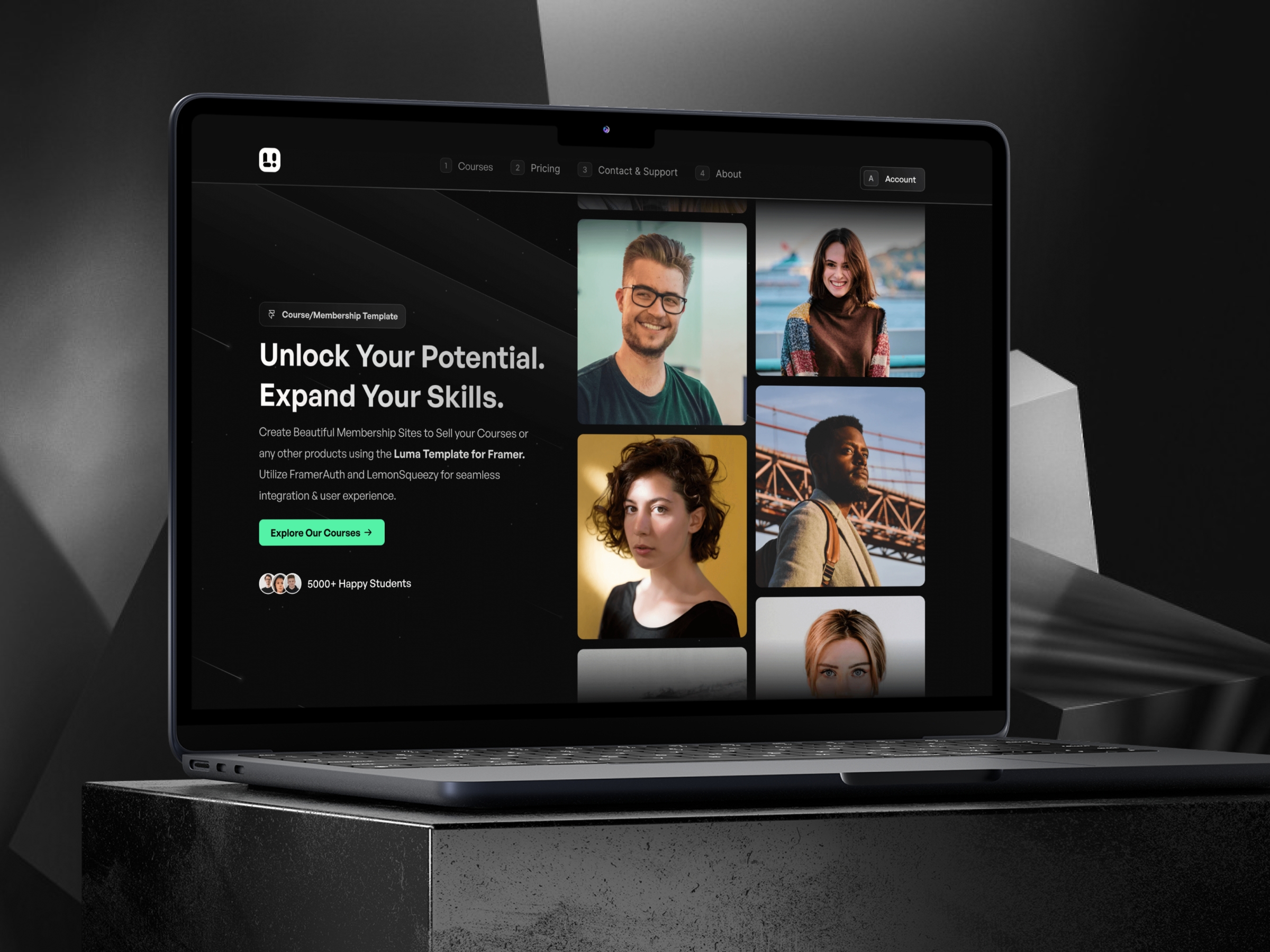 Luma  Framer Template