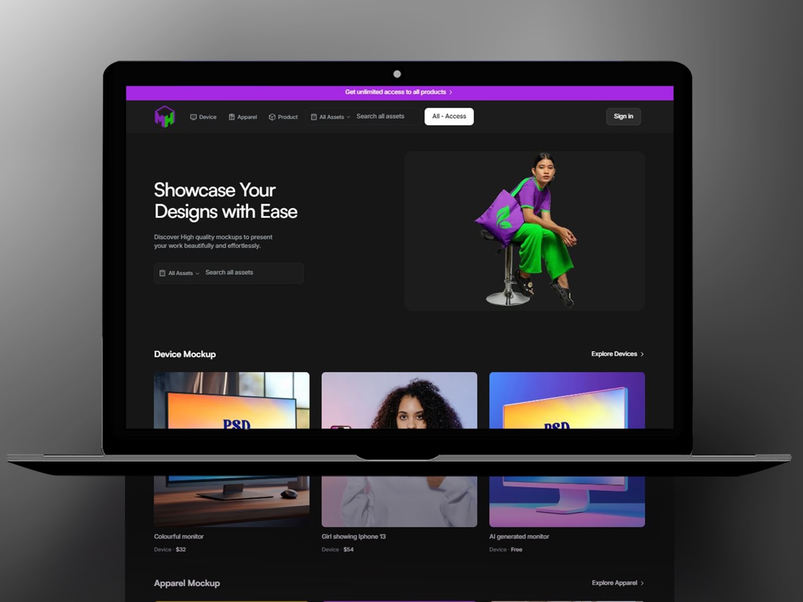 MockHub Framer Template