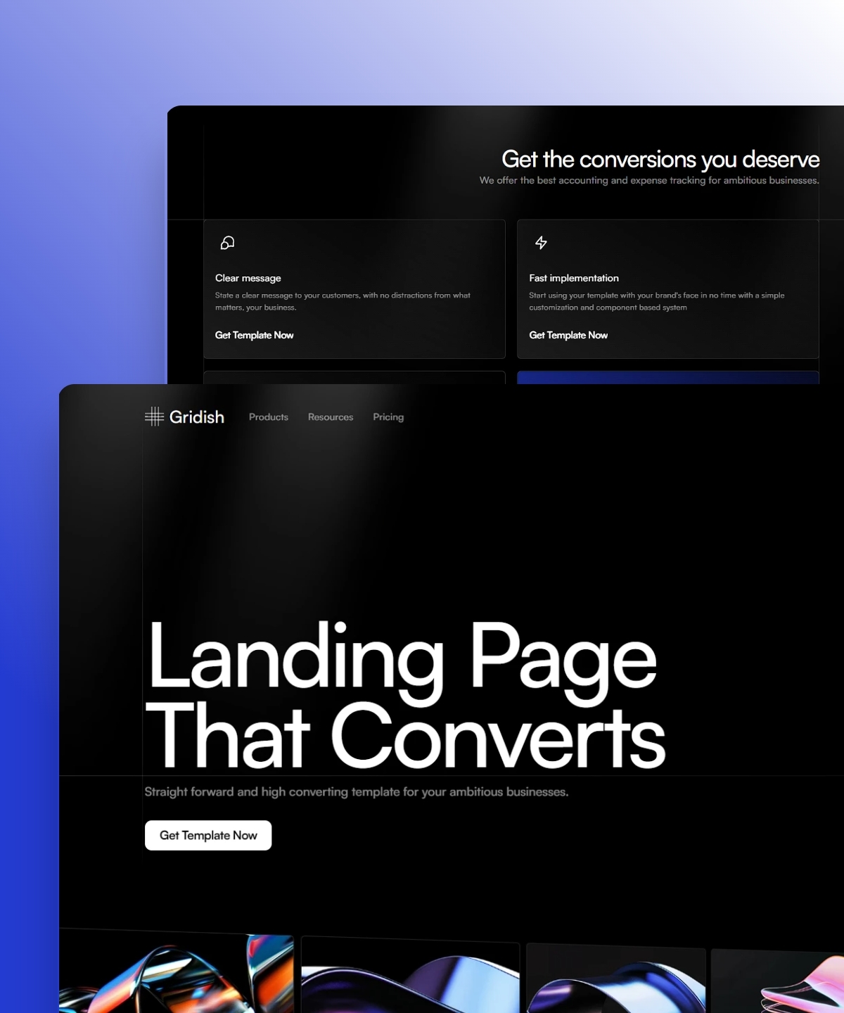 Gridish Framer Templates