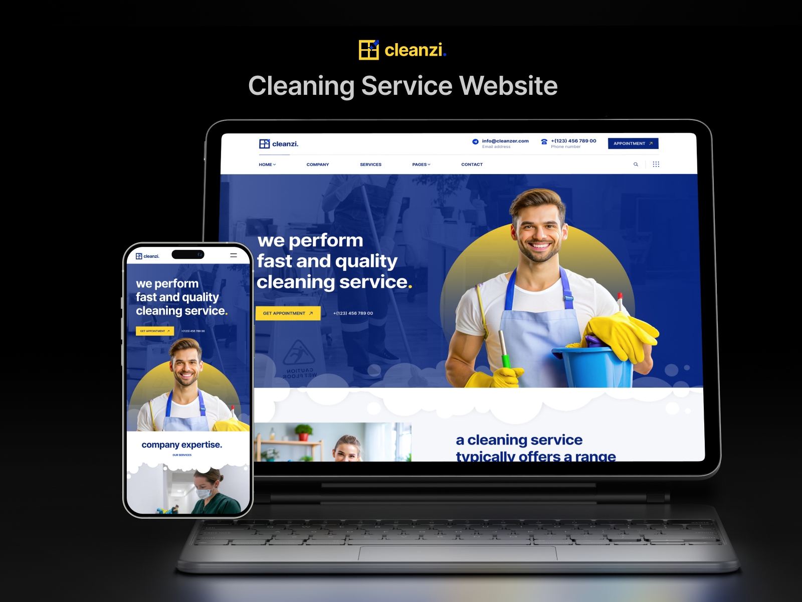 Cleanzi Framer Templates