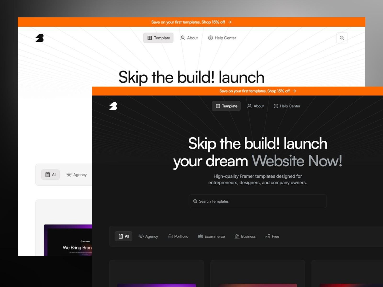 BioStore Framer Templates