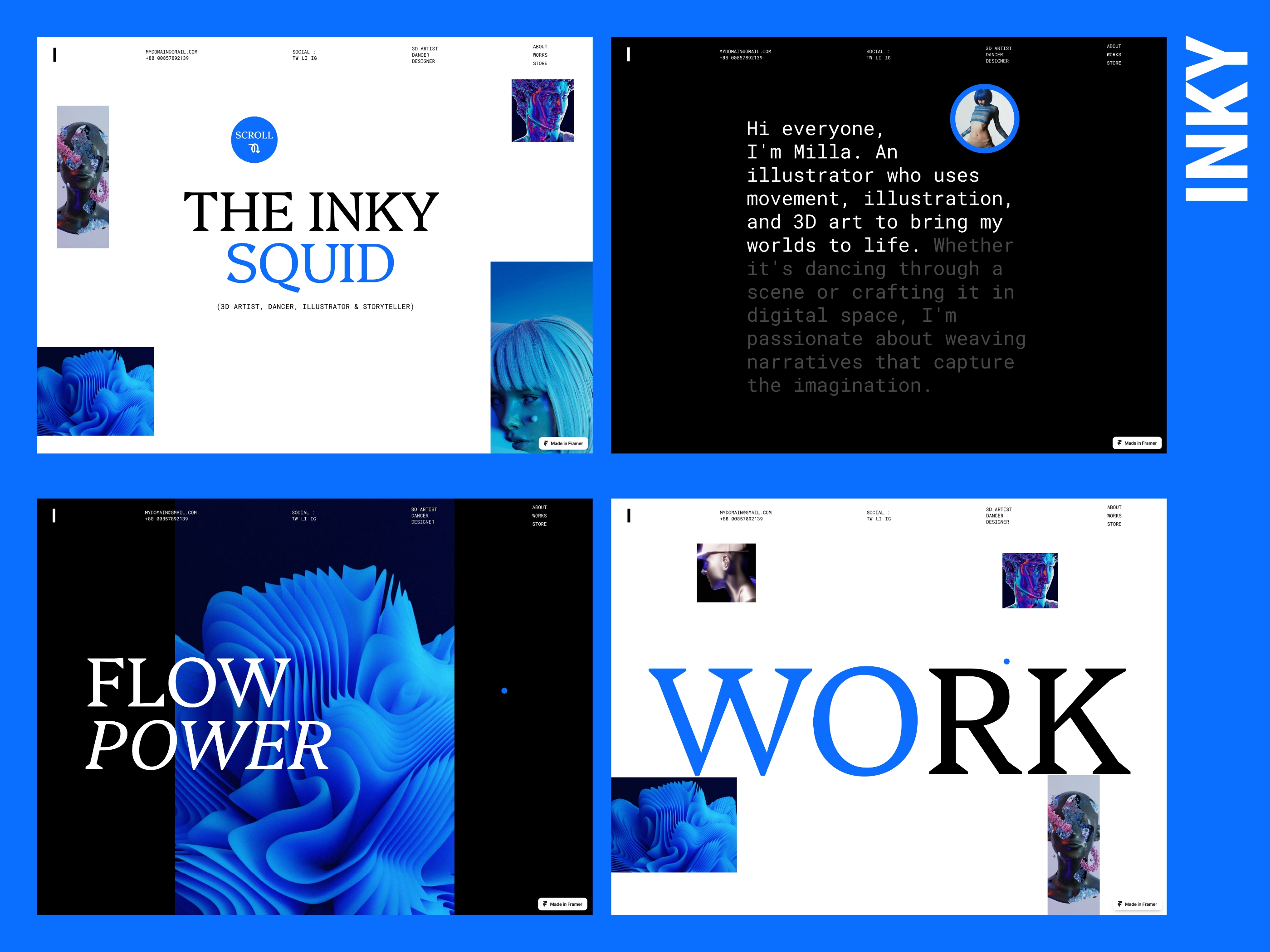 INKY Framer Template