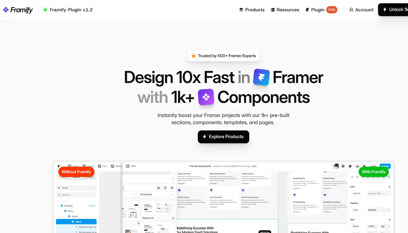Framify Component Library