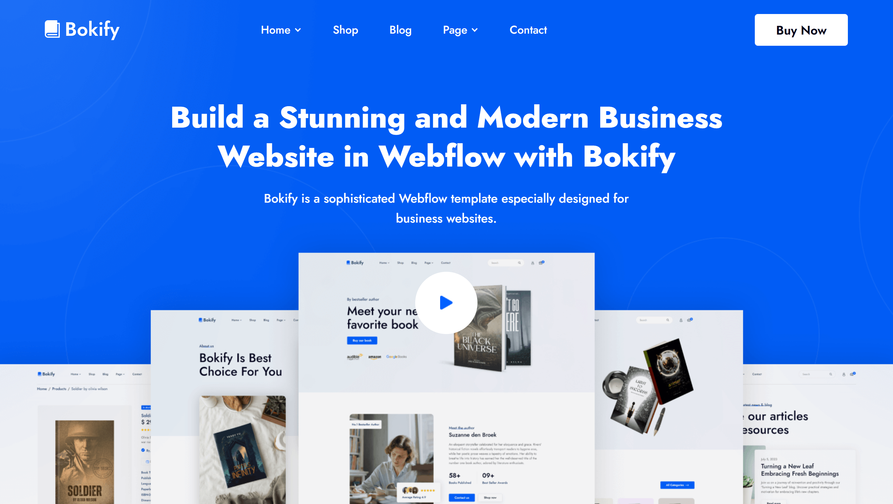 Bookx Webflow Template