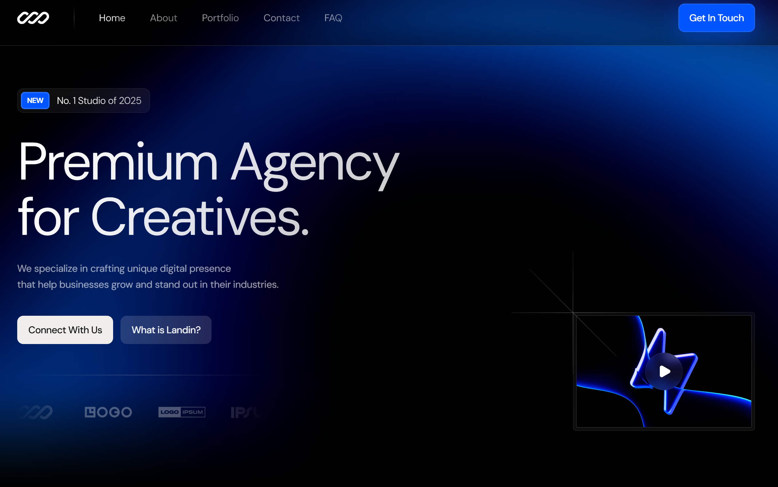 Landin Framer Template