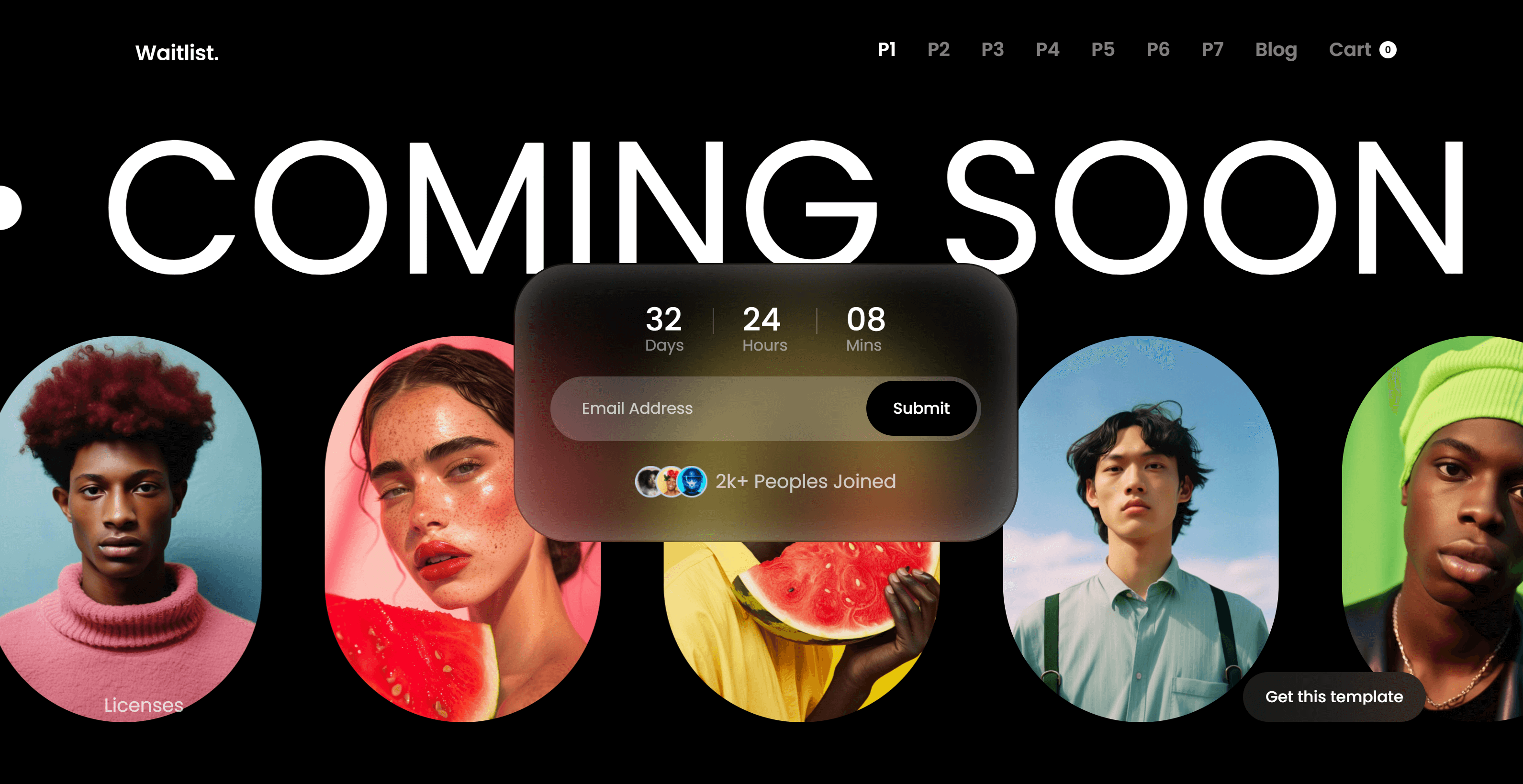 Waitlists Webflow Template