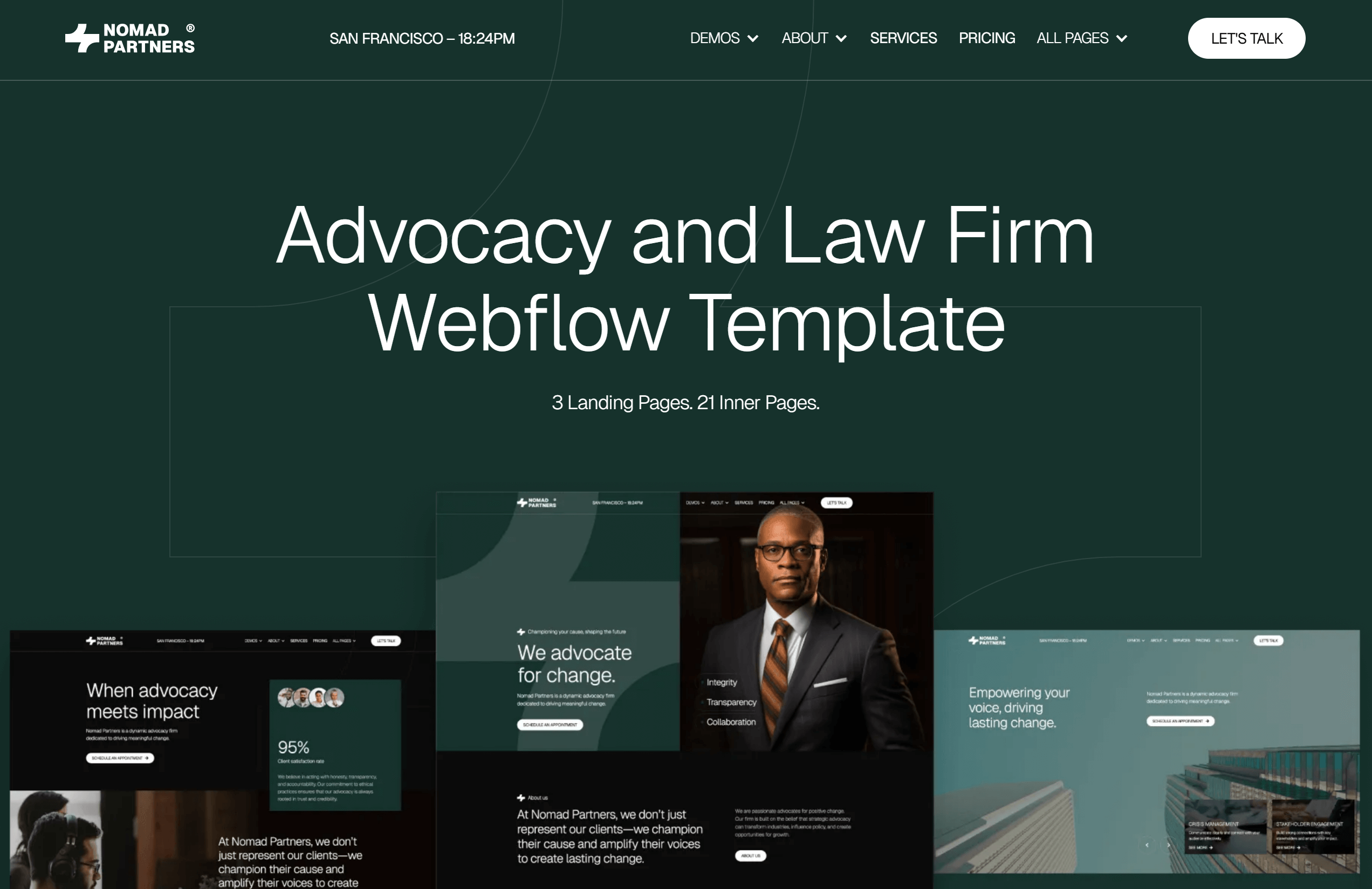 Nomad Partners Webflow Template