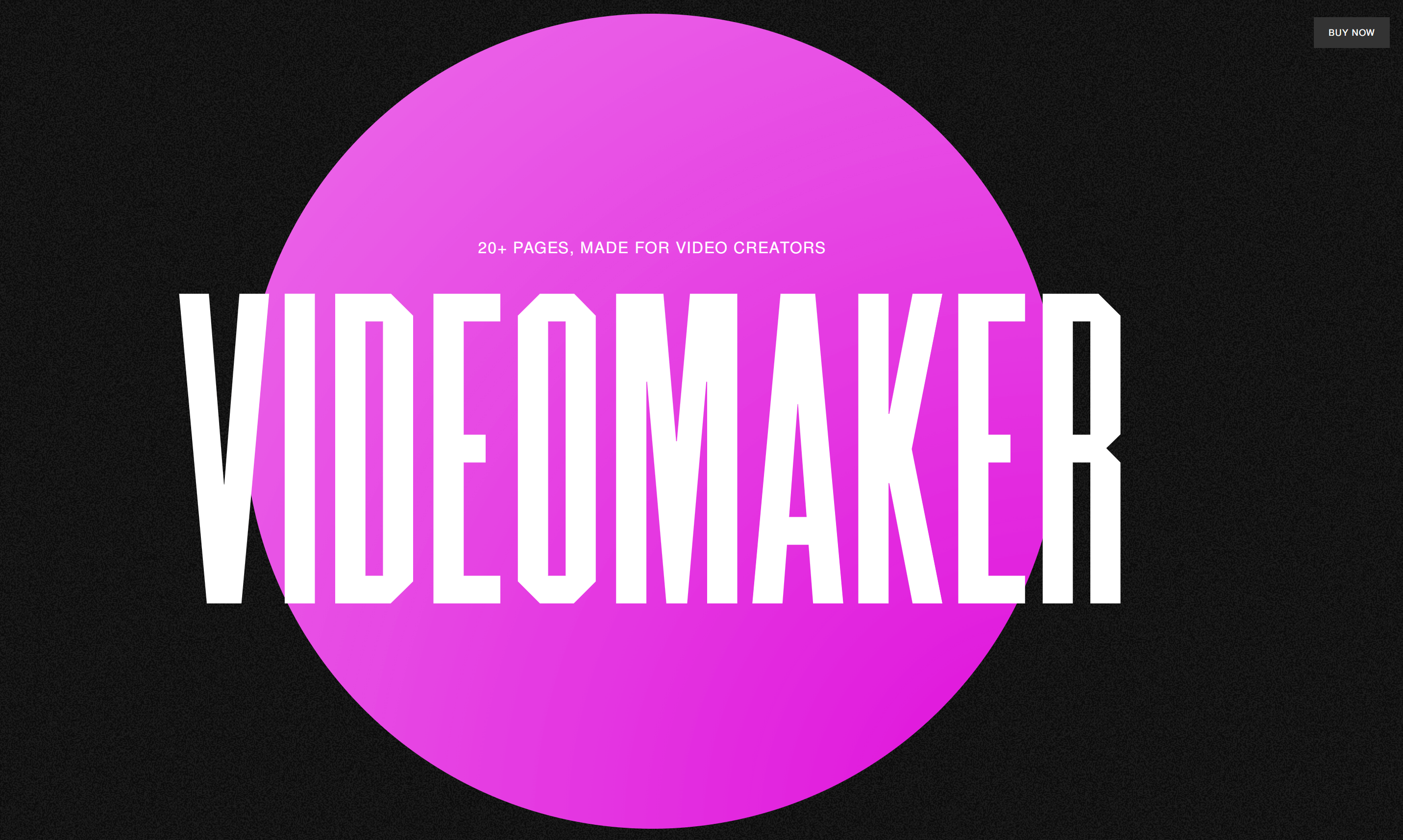 Videomaker Webflow Template