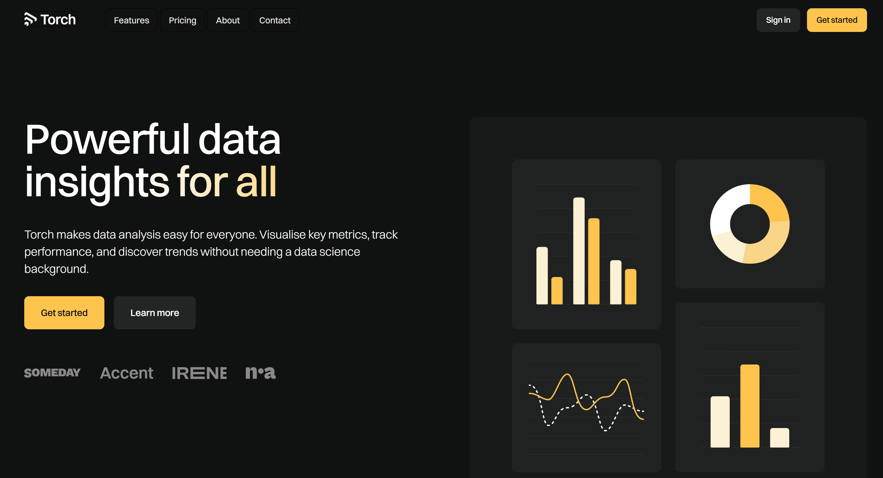 Torch Webflow Template