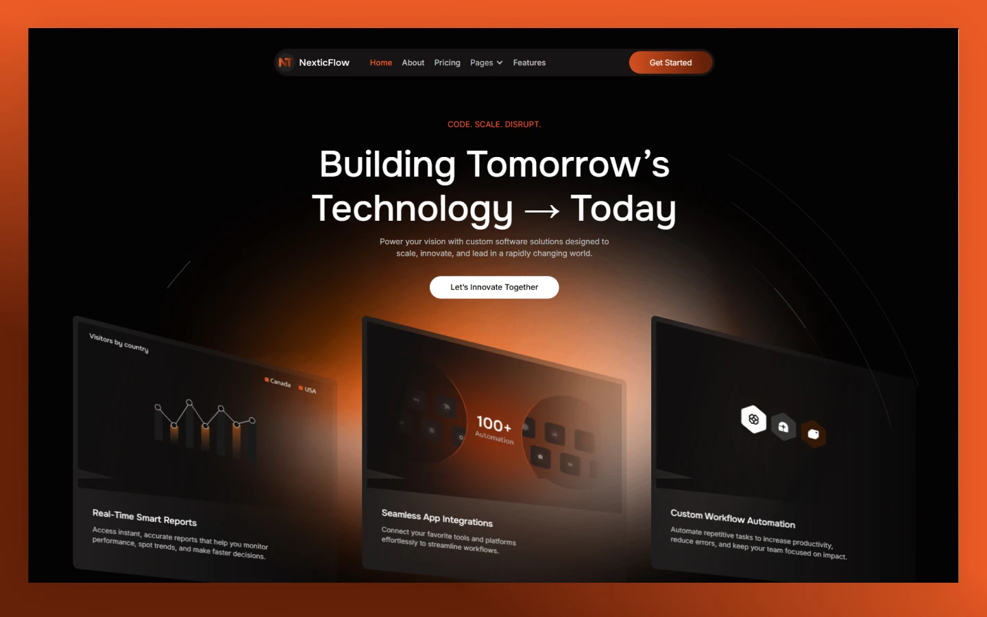 NexticFlow (Paid) Webflow Template