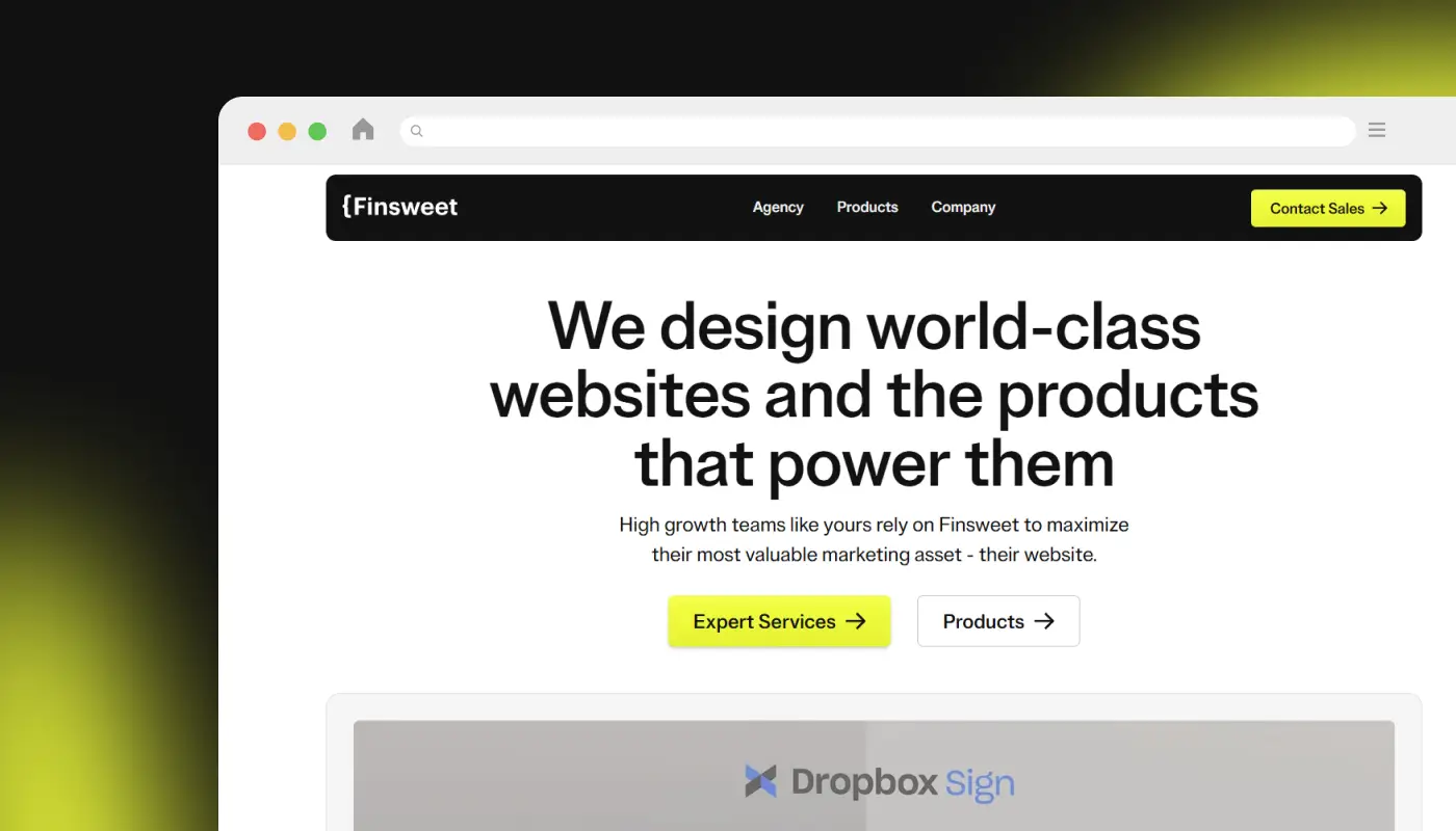 Finsweet - Enterprise Webflow Development Experts