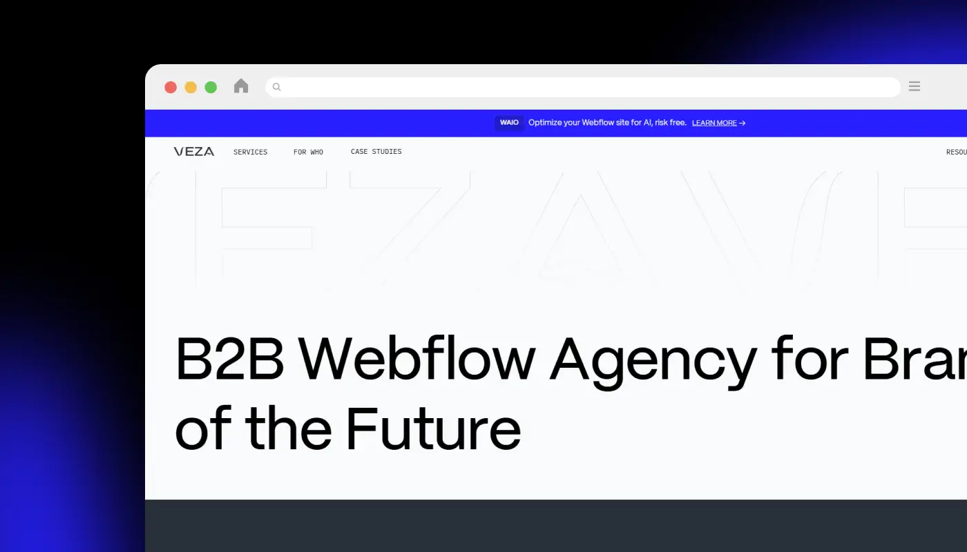 Veza Digital - Interactive Webflow & Digital Experiences