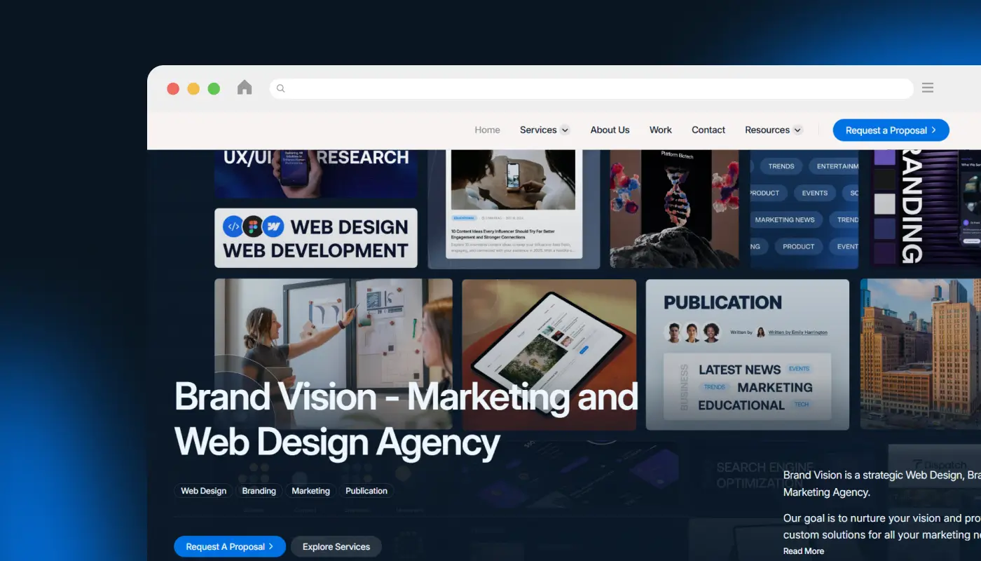 Brand Vision - Creative Webflow Agency For Enterprises