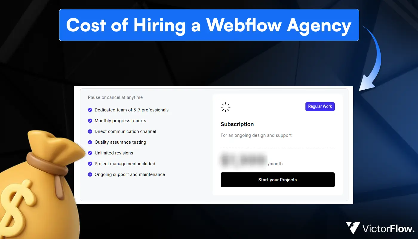 Cost of Hiring a Webflow Agency