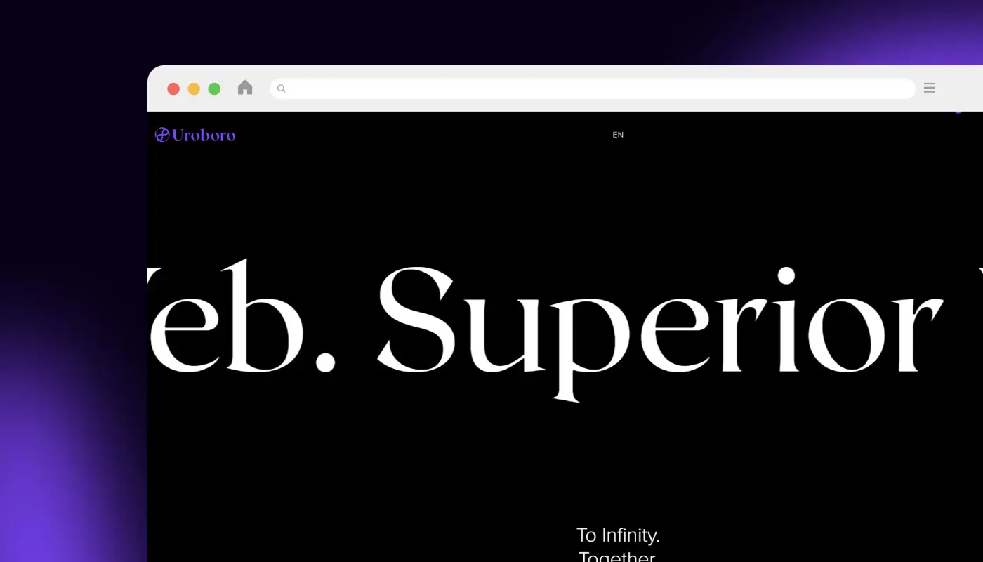 Uroboro – Webflow Web Design for Innovative Brands