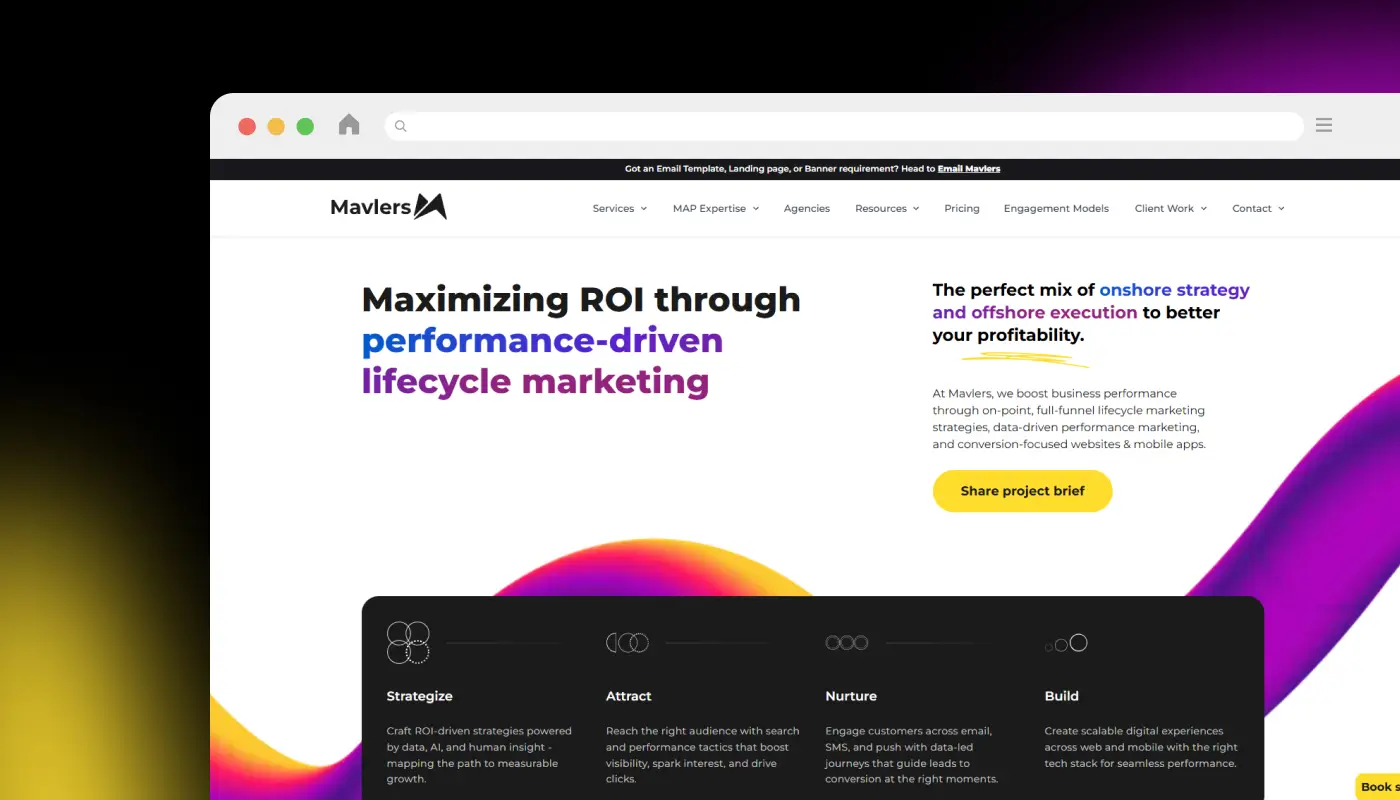Mavlers – Modern Webflow Design & Development
