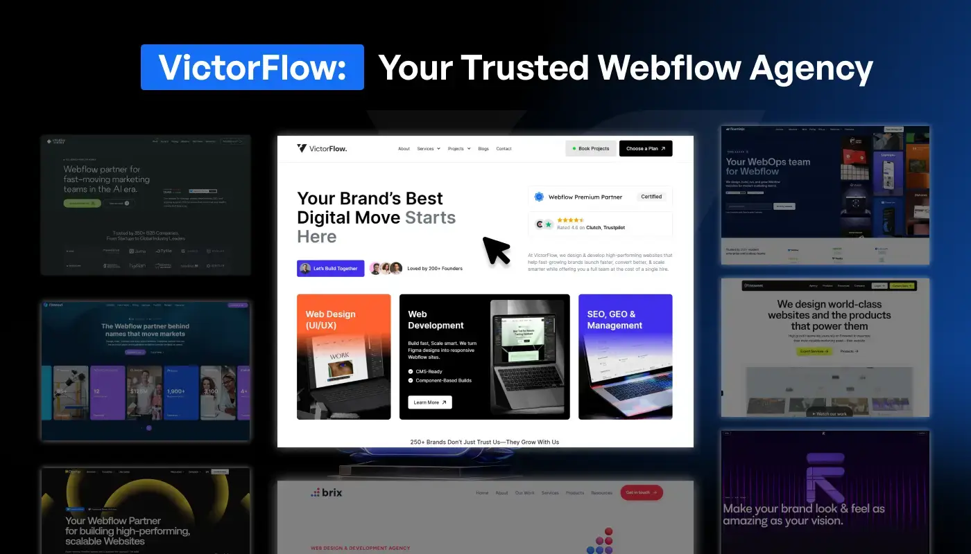 VictorFlow: Your Trusted Webflow Agency