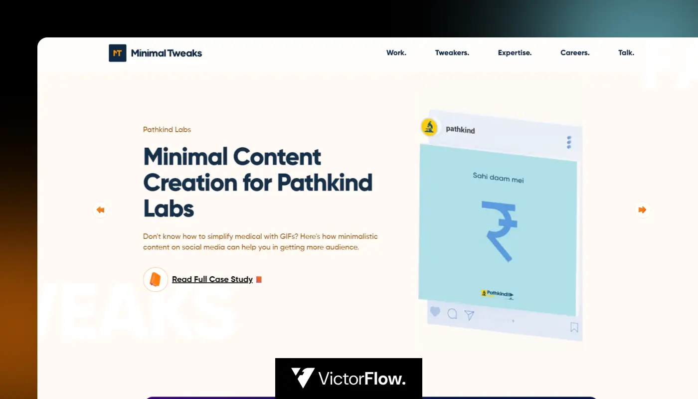  Minimal Tweaks - Clean and Minimal Webflow Design Studio