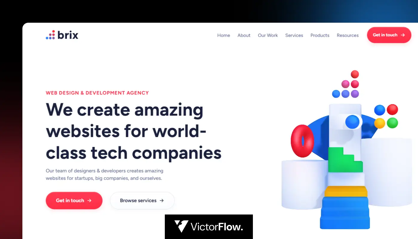  BRIX Agency - Best Webflow Agency for Clean SaaS Websites