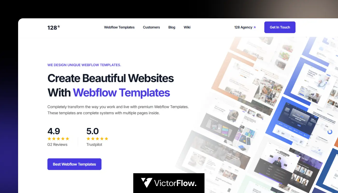 128. Digital - Full-Service Webflow Design and Development Agency