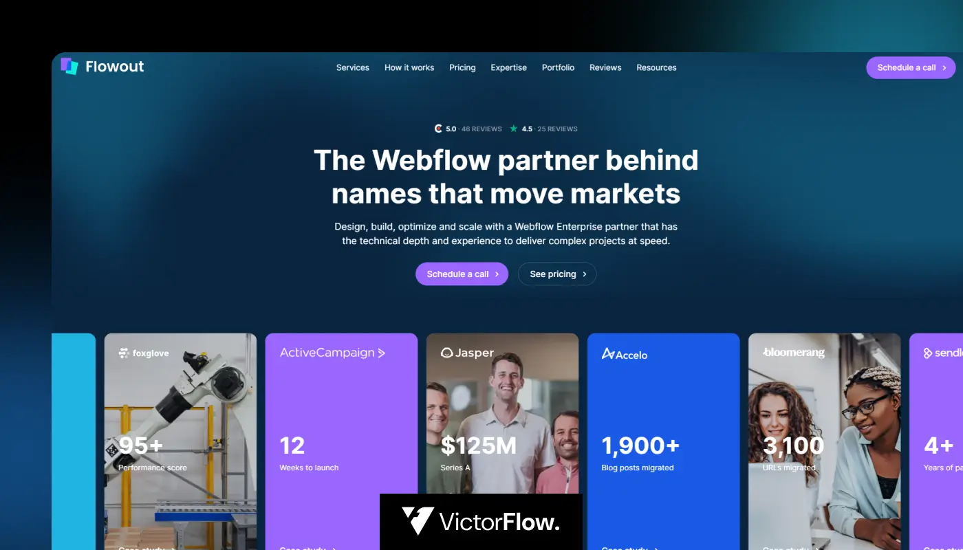 Flowout - Best Subscription-Based Webflow Agency