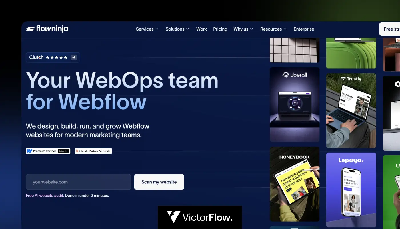 Flow Ninja - Best Webflow Agency for Enterprise WebOps