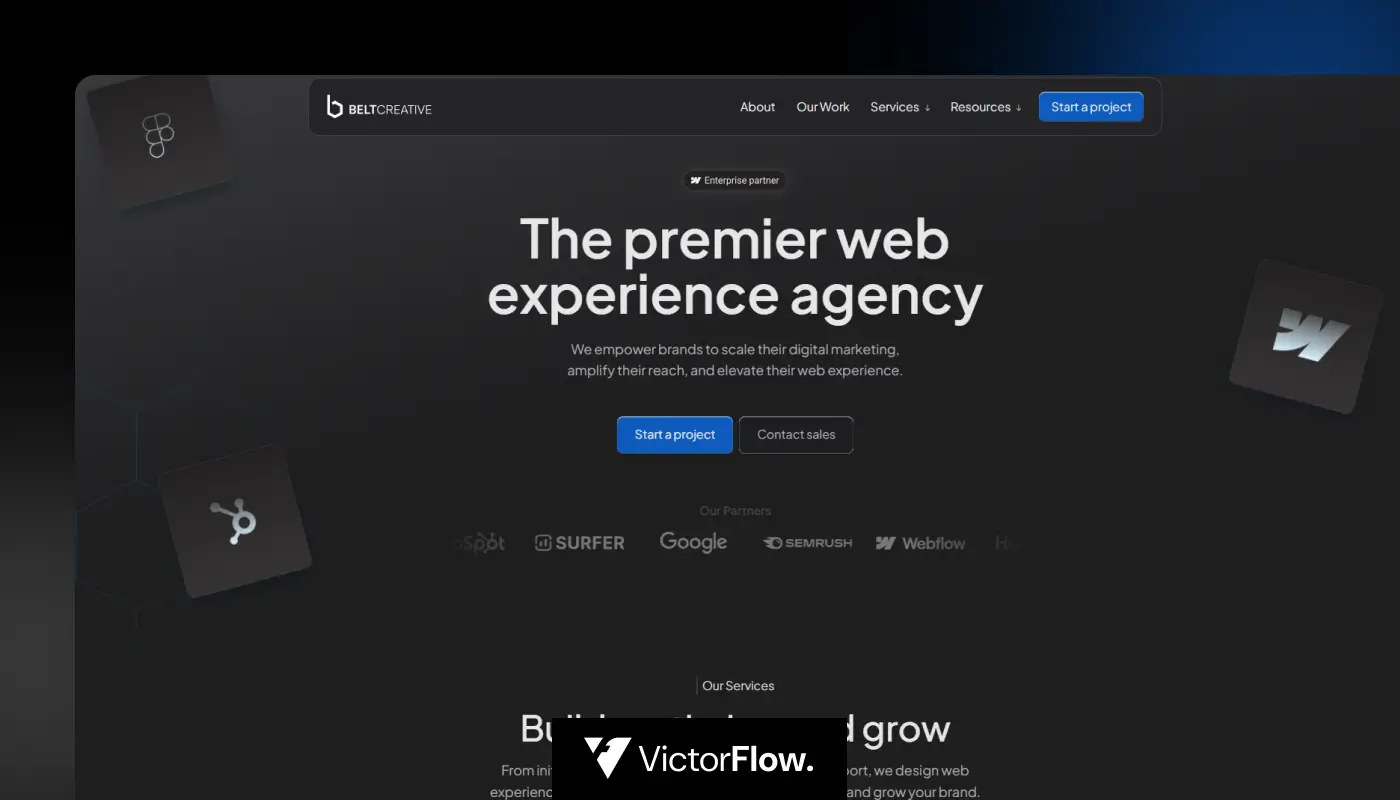 Belt Creative - Strategy-Driven Webflow Design and Development Agency
