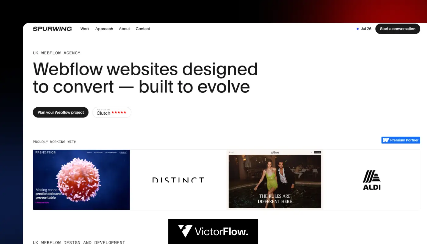 Spurwing - Agile Webflow Design and Development Agency