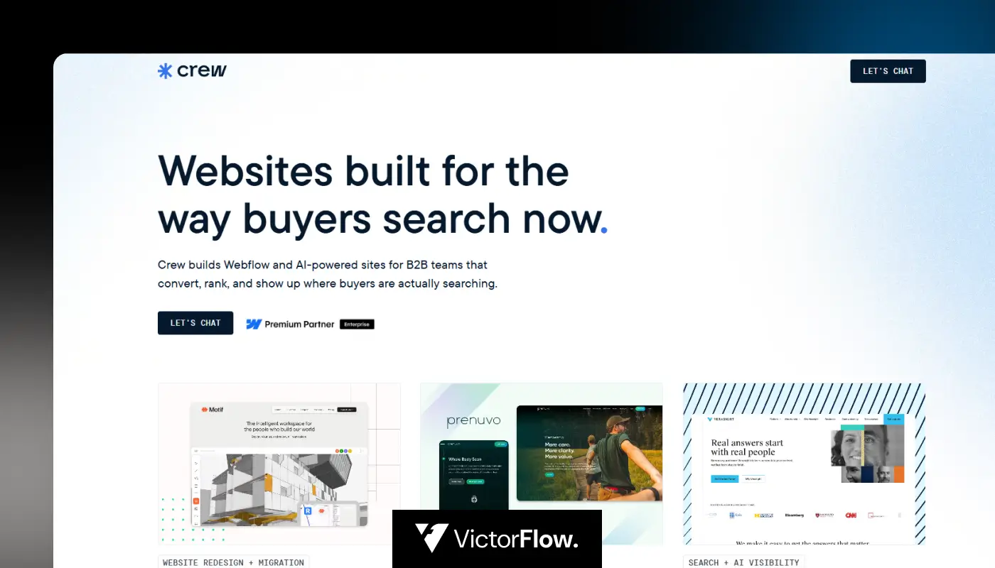 Crew - Collaborative Webflow Design and Development Agency