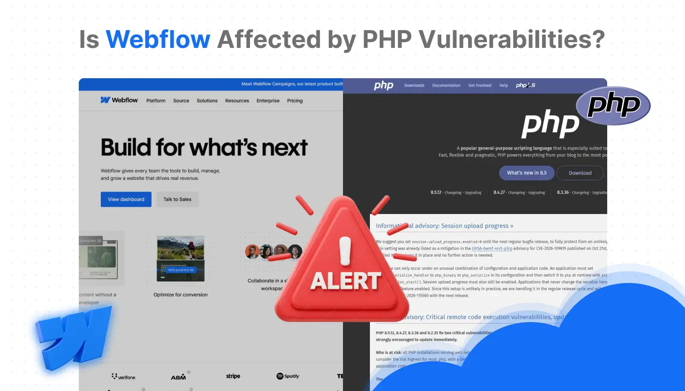 Is Webflow Affected by PHP Vulnerabilities?