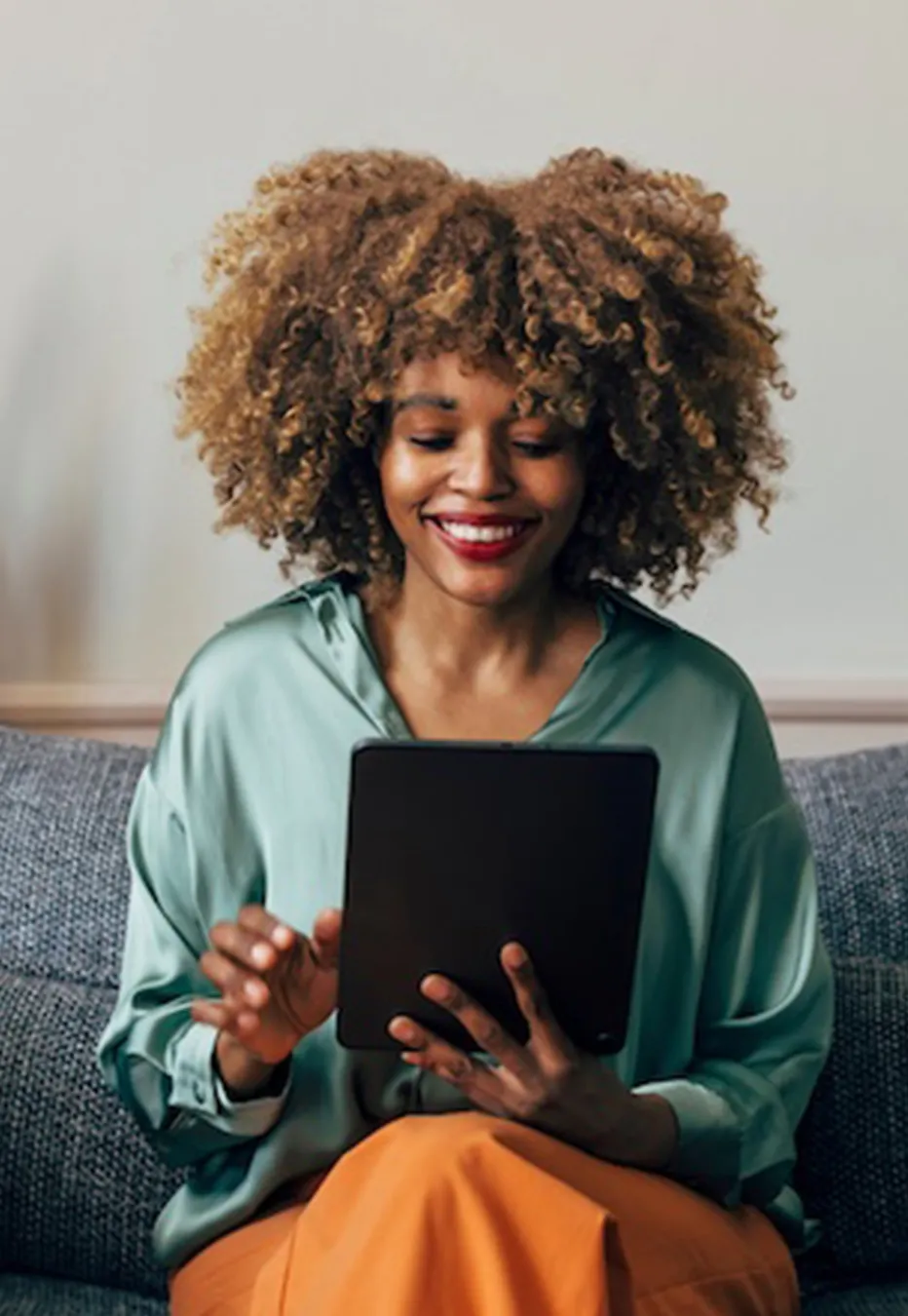 Photo of psychiatrist viewing a laptop