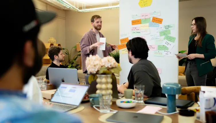 A team plans the next project