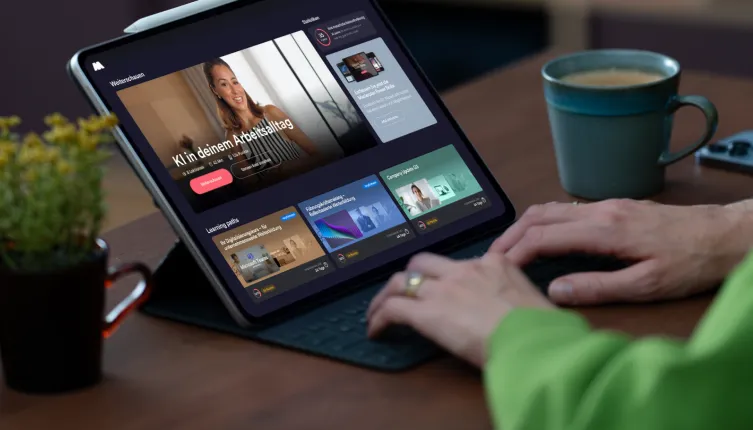 Training needs, here covered with a digital AI training