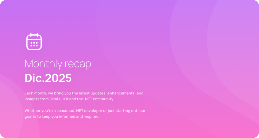 Monthly Recap-December 2025