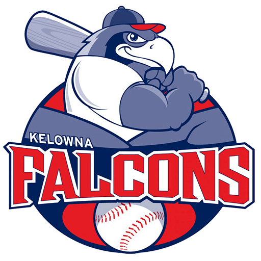 A logo for the team the Kelowna Falcons.