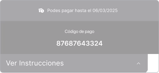 Payment Code